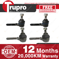 4 Trupro Outer Inner Tie Rod for MERCEDES BENZ W201 SERIES 190D 190E 1982-93