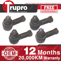 4 Pcs Trupro Outer Inner Tie Rod Ends for MITSUBISHI L300 2WD SA SB 1980-82