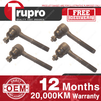 4 Pcs Trupro Outer Inner Tie Rod for NISSAN NAVARA 4WD D21 SERIES 9/92-03/97