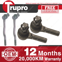 4 Trupro Outer Inner Tie Rod Ends for TOYOTA COASTER RB2 BB2 3 HB3 HZB3 HDB20 30