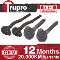 4 Pcs Trupro Outer Inner Tie Rod for TOYOTA LITEACE 2WD KM20 TM20 10/79-9/81