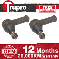 2 Trupro LH+RH Outer Tie Rod for HOLDEN COMMODORE VT VU VX VY VZ STATESMAN WH