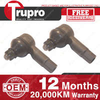 2 Pcs Trupro LH+RH Outer Tie Rod Ends for HOLDEN BARINA MB ML MF MH 85-ON