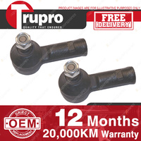 2 Pcs Trupro LH+RH Outer Tie Rod Ends for HOLDEN GEMINI TC TD TX TE TF TG 74-85