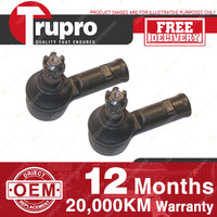 2 Pcs Trupro LH+RH Outer Tie Rod Ends for HOLDEN RODEO KB KBD26 27 28 79-89