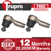 2 Pcs Trupro LH+RH Outer Tie Rod for HOLDEN GEMINI RB MANUAL POWER STEER 85-88