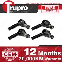 4 Pcs Trupro Outer Inner Tie Rod Ends for LAND ROVER Series 1 2 1A 2A SUFFIX "D"