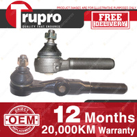2 Pcs Trupro LH+RH Outer Tie Rod Ends for NISSAN PATROL MQ GQ Y60 80-99