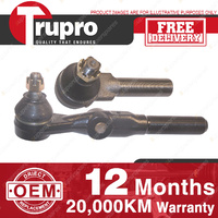 2 Trupro LH+RH Outer Tie Rod for NISSAN PATROL MQ MANUAL POWER STEER 1980-87