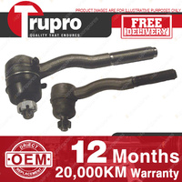 2 Pcs Inner Tie Rod Ends for NISSAN COMMERCIAL NISSAN 720 4WD MANUAL POWER STEER