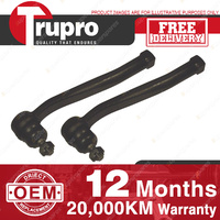 2 Trupro LH+RH Outer Tie Rod for NISSAN PINTARA R31 SKYLINE R31 TRW RACK 85-ON