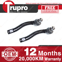 2 Pcs Trupro LH+RH Outer Tie Rod Ends for RENAULT R18 GTS R20 TS R25 FUEGO 75-93