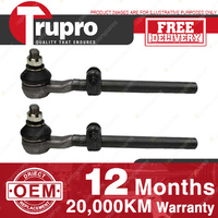 2 LH+RH Outer Tie Rod for TOYOTA TARAGO YR2 CR2 2WD Manual Power Steer 85-88