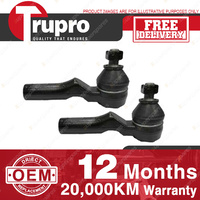 2 Pcs Trupro LH+RH Outer Tie Rod Ends for TOYOTA GX100 GX105 JZX105 1996-on