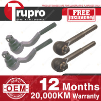 4 Pcs Trupro Outer Inner Tie Rod for TOYOTA HIACE PH10 RH10 RH11 RH16 RH23 RH24