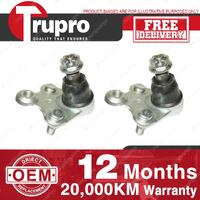 2 Pcs Trupro Front Lower Ball Joints for Honda CRV RM RE4 RE6 RM1 RM4 HRV LE RU