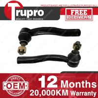 2 Pcs Trupro Tie Rod Ends for Toyota Prius-C NHP10 Yaris NCP130 NCP131 1.3L 1.5L