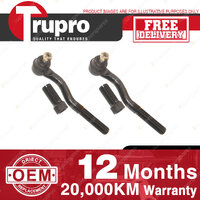 2x Trupro Outer Tie Rod Ends for Toyota Corolla ZRE152 ZRE152 1.8L 100KW 07-14