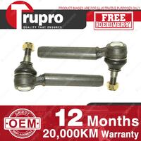 2x Trupro Rear Tie Rod Ends for Holden Adventra Crewman One Tonner VY Monaro VZ