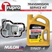 Nulon SYNATF Transmission Oil + Filter Service Kit for Ford Laser KE 1.6L 87-90