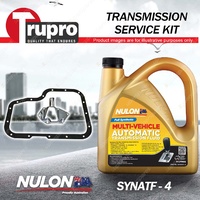 Nulon SYNATF Transmission Oil + Filter Service Kit for Ford Festiva WF 4Cyl 1.3