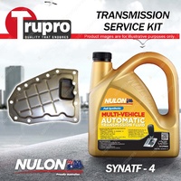 Nulon SYNATF Transmission Oil + Filter Service Kit for Saab 900 3 SPEED 79-93