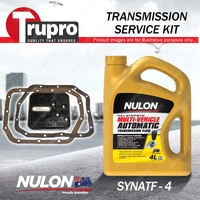 SYNATF Transmission Oil + Filter Kit for Hyundai Excel X3 FX 2D Coupe Lantra