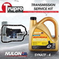 Nulon SYNATF Transmission Oil + Filter Service Kit for Lexus RX270 AGL10 2.7L