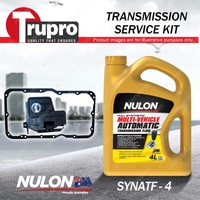 Nulon SYNATF Transmission Oil + Filter Service Kit for Ford Corsair UA Ghia 4Cyl