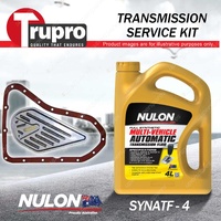 Nulon SYNATF Transmission Oil + Filter Kit for Holden Camira JA JB JD JE 1.6 2.0