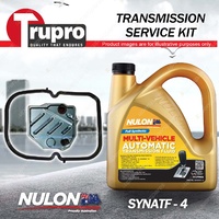 Nulon SYNATF Transmission Oil + Filter Service Kit for Ssangyong Musso 4 5 6Cyl