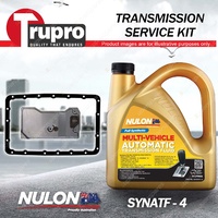 SYNATF Transmission Oil + Filter Service Kit for Jeep Cherokee Sport 6Cyl 4.0L
