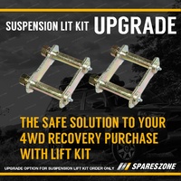 Suspension Lift Kit Upgrade Option - Rear Leaf Spring Swing Shackles
