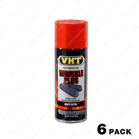 6 x VHT Wrinkle Finish High Heat Spray Paint Wrinkle Plus Coating Red SP204