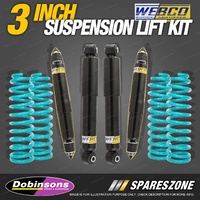 3" 75mm Lift Kit Webco Shock Dobinsons Coil Spring for TOYOTA Landcruiser 80 105