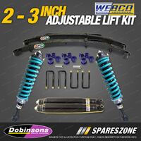 2" - 3" Adjustable lift kit Complete Strut Dobinsons Coil for Nissan Navara D40