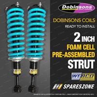 Front Foam Cell Complete Strut Lift Kit Dobinsons Coil for Foton Tunland 12-on