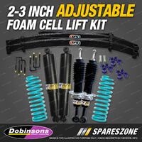 2 - 3 Inch Adjustable Foam Cell Lift Kit Dobinsons Coil for Foton Tunland 12-on