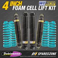 4" Lift Kit Webco Foam Cell Shocks Dobinsons Coil Spring for Nissan Patrol GQ GU
