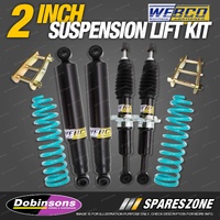 2" 50mm Easy Lift Kit Dobinsons Coil Extended Shackle for Toyota Hilux GUN126
