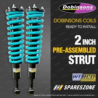 2" 50mm Front Complete Strut Lift Kit Dobinsons Coil for GWM Great Wall Cannon
