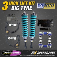 3" Big Tyre Lift Kit Complete Strut Dobinsons Coil for Nissan Navara D40 STX550