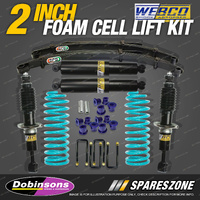 2" Foam Cell Lift Kit Shocks Dobinsons Coil EFS Leaf for Mitsubishi Triton MR