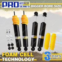 Front + Rear 2" Lift Foam Cell Shock Absorbers for Landcruiser 60 61 62 70 73 75