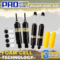 Front + Rear 2" Lift Foam Cell Shock Absorbers for Nissan 520 521 620 720 Ute