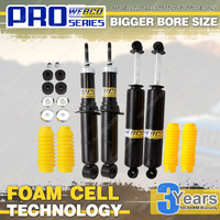 Front Rear 2" Lift Foam Cell Shock Absorbers for Holden Colorado RG 2.8TD 12-on