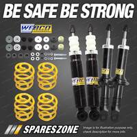 F + R Webco Shocks Lowered King Spring for Ford Falcon Fairmont AU Live Axle