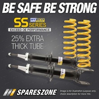 Front Webco Shock Absorbers Raised King Springs for FALCON UTE FG XT XR6 XR8