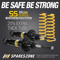 Front Webco Shock Absorbers Raised King Springs for MITSUBISHI PAJERO NM Wagon