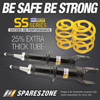 Rear Webco Elite Shock Absorbers Lowered King Springs for NISSAN 180SX S13 Coupe